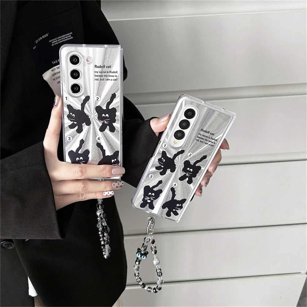 Cosmic Kitty Z Fold Case